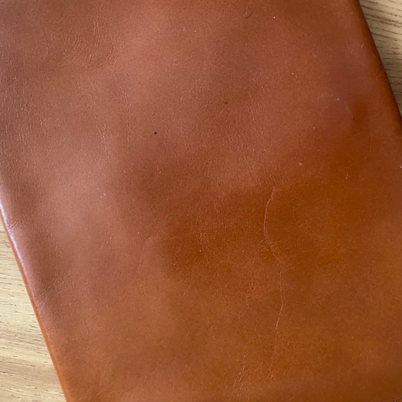 LA BAGAGERIE PARIS BROWN ENVELOPE CLUTCH SATCHEL PORTFOLIO BAG - Picture 5 of 5